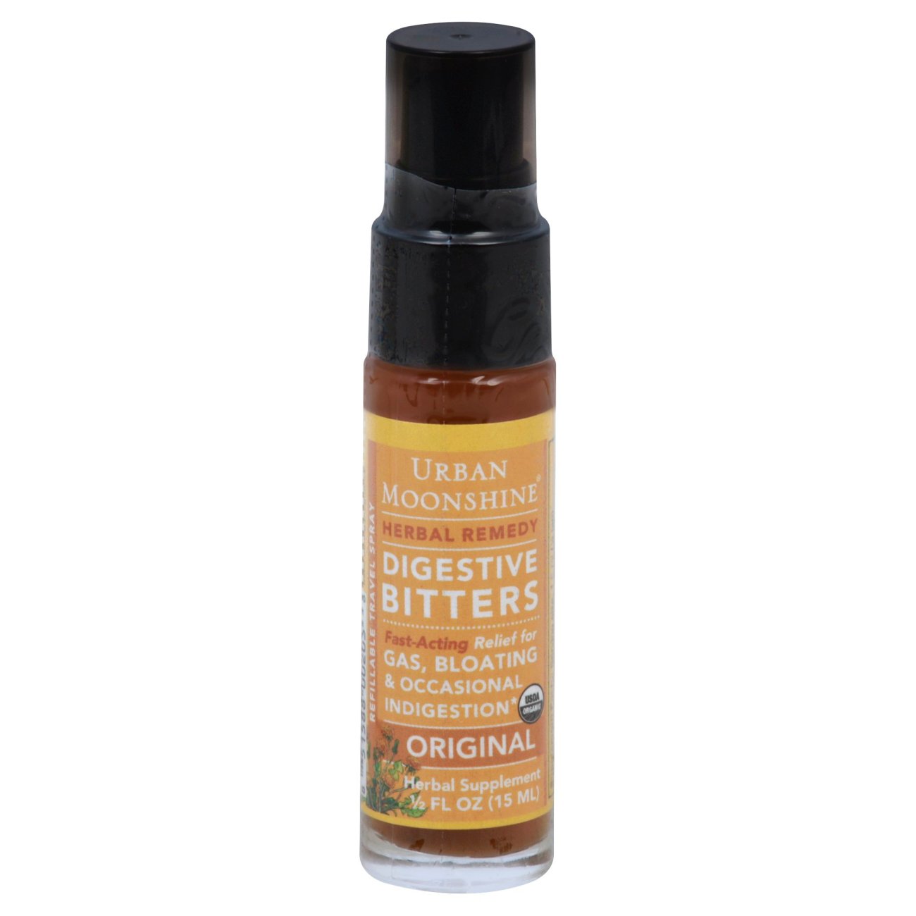 Urban Moonshine Digestive Bitters Original Herbal Supplement Travel