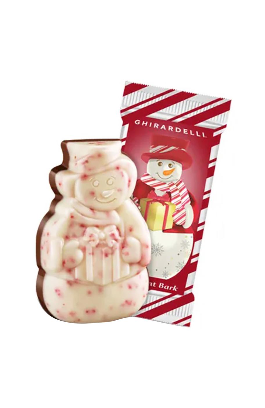 Ghirardelli Peppermint Bark Chocolate Holiday Snowmen; image 4 of 6