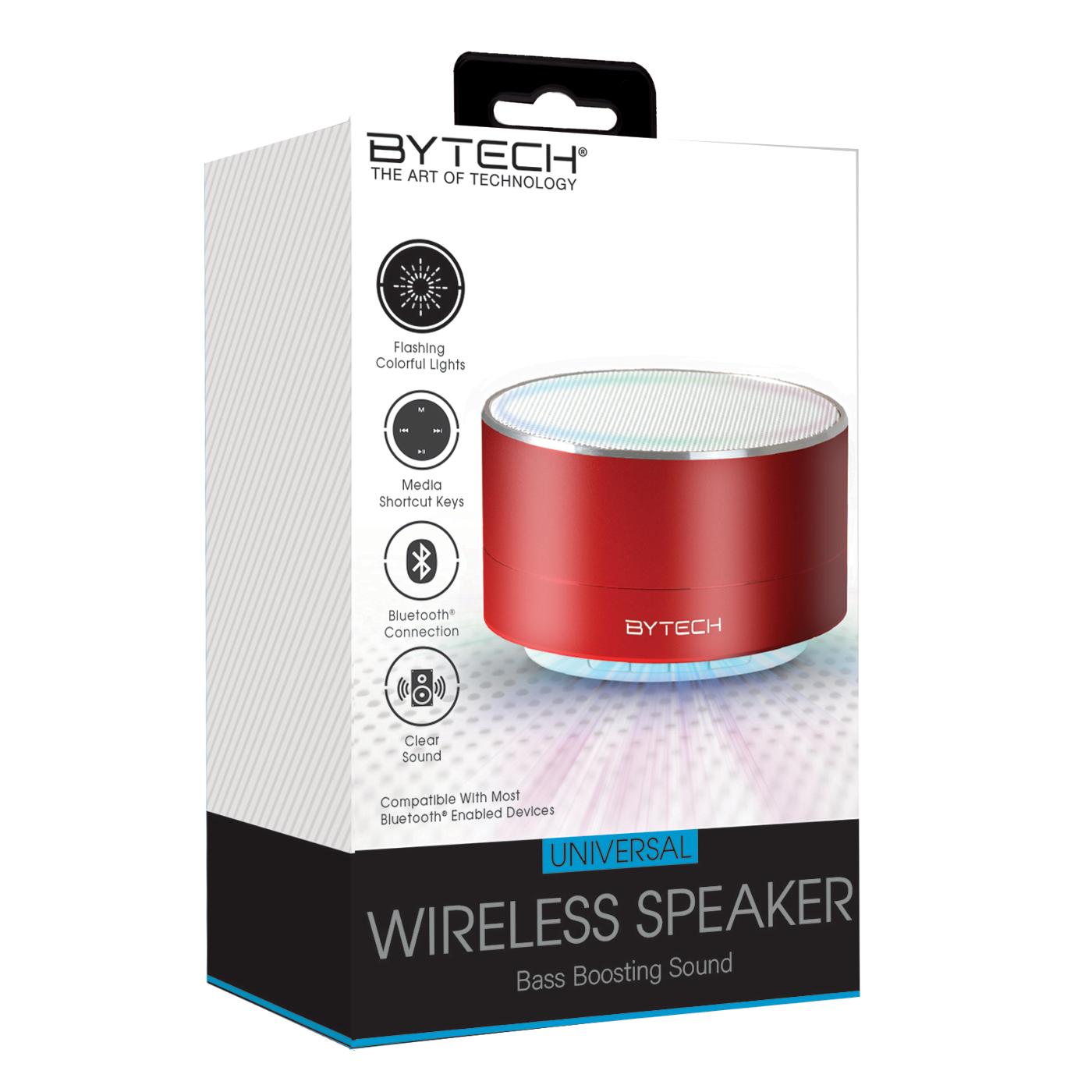 Bytech Bluetooth Chrome Light Up Speaker; image 2 of 2