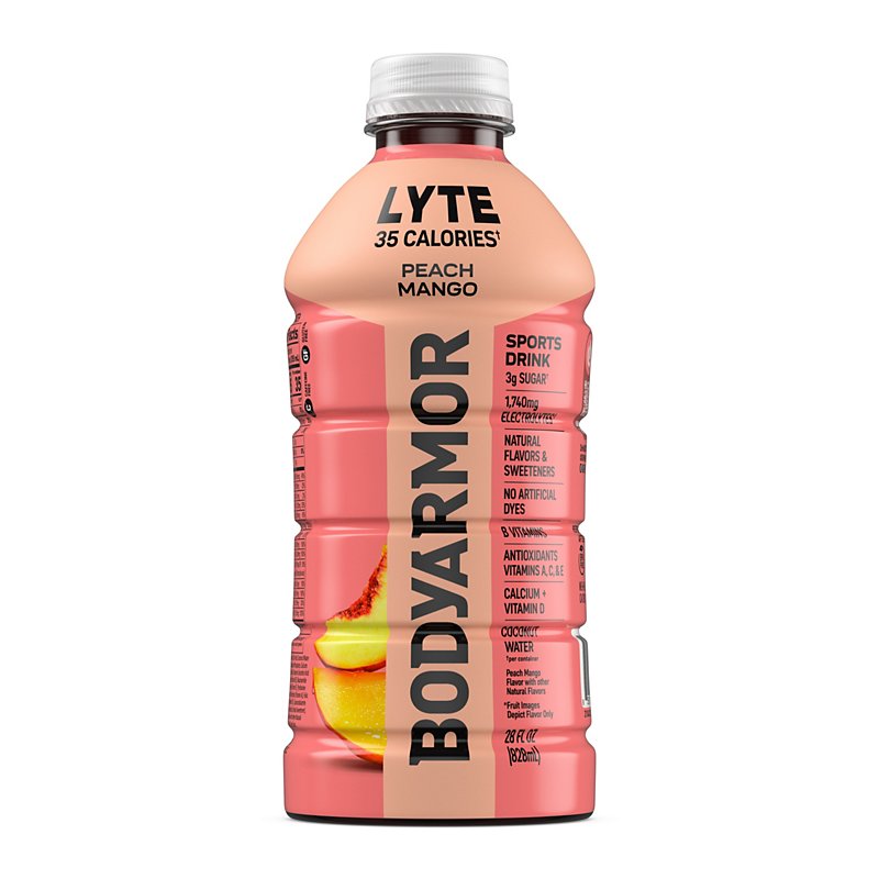 Body Armor Lyte Peach Mango SuperDrink - Shop Sports & Energy ...