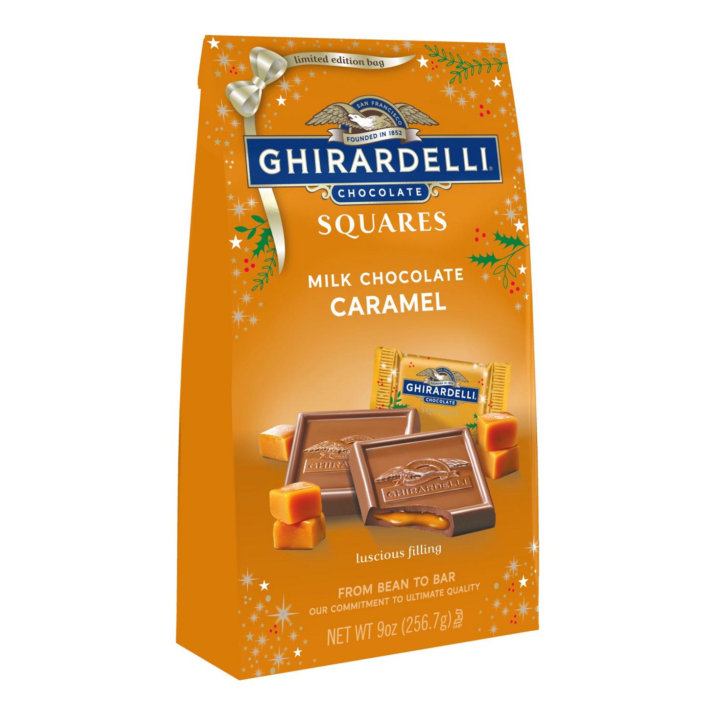 Ghirardelli Milk Chocolate Caramel Holiday Squares; image 3 of 5