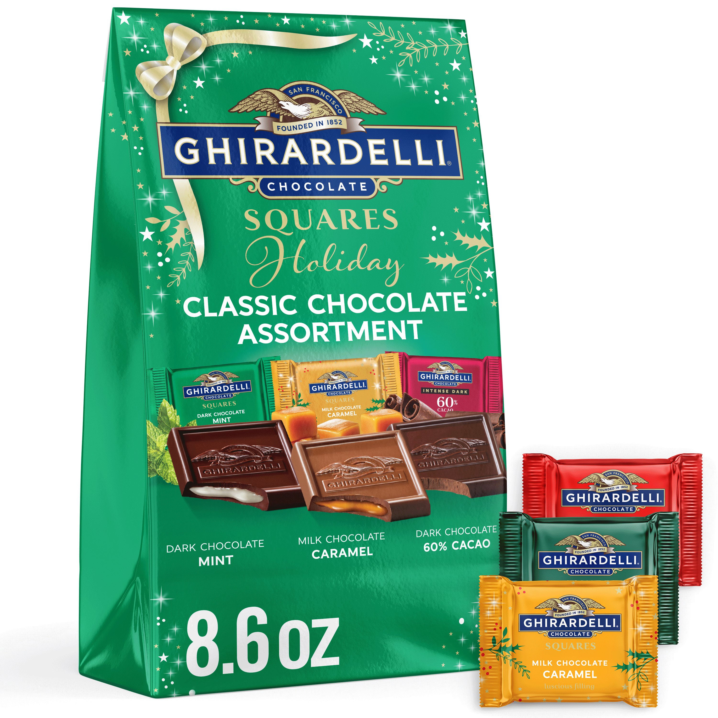 Ghirardelli Classic Chocolate Assortment Holiday Squares Shop Candy