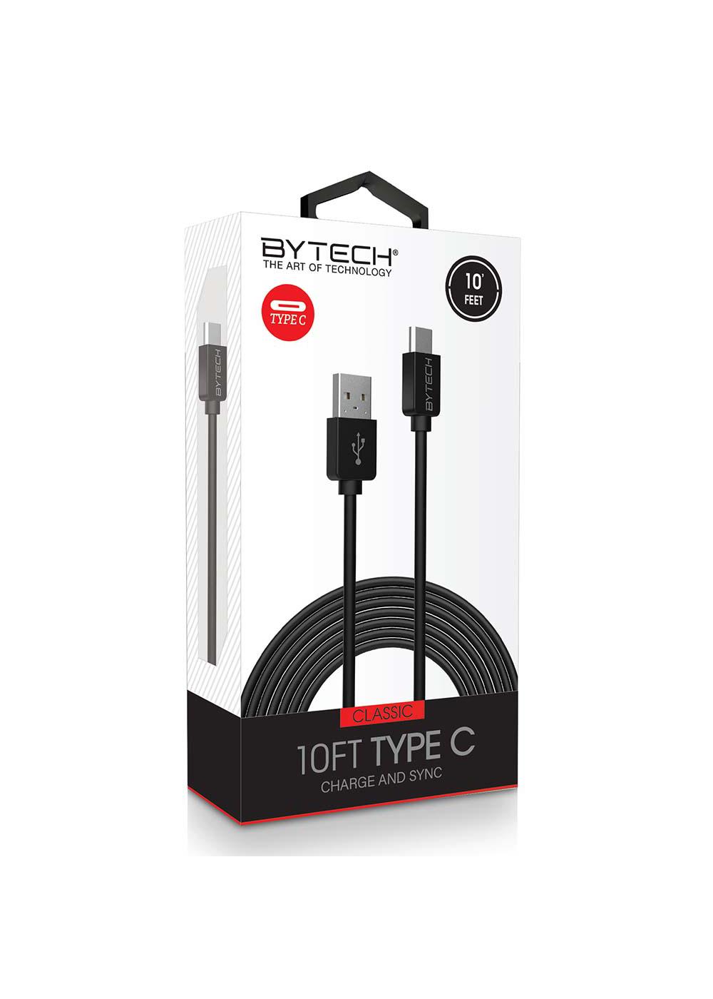 Bytech USB Type-C Charging Cable - Black; image 1 of 3