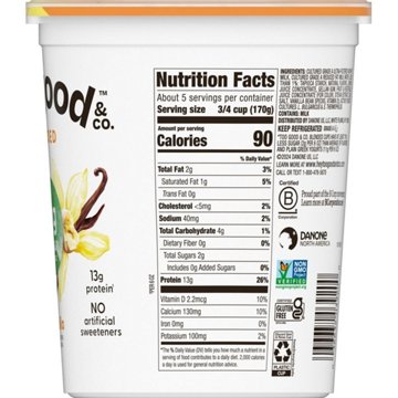 Too Good & Co. Lower Sugar Greek Yogurt - Vanilla , 32 oz