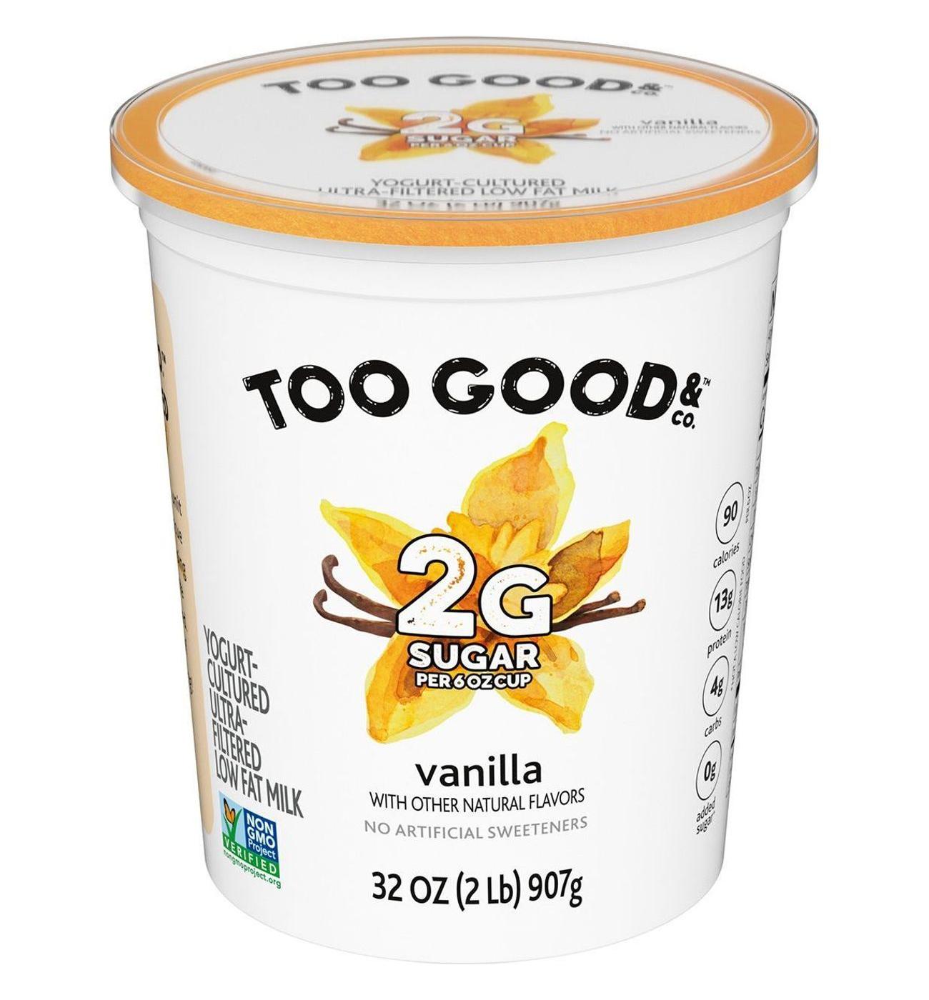 Too Good & Co. Lower Sugar Greek Yogurt - Vanilla ; image 1 of 9