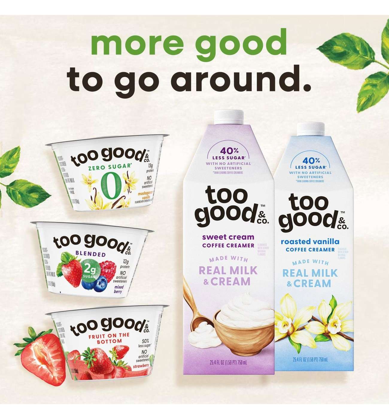 Too Good & Co. Lower Sugar Greek Yogurt - Vanilla ; image 5 of 10