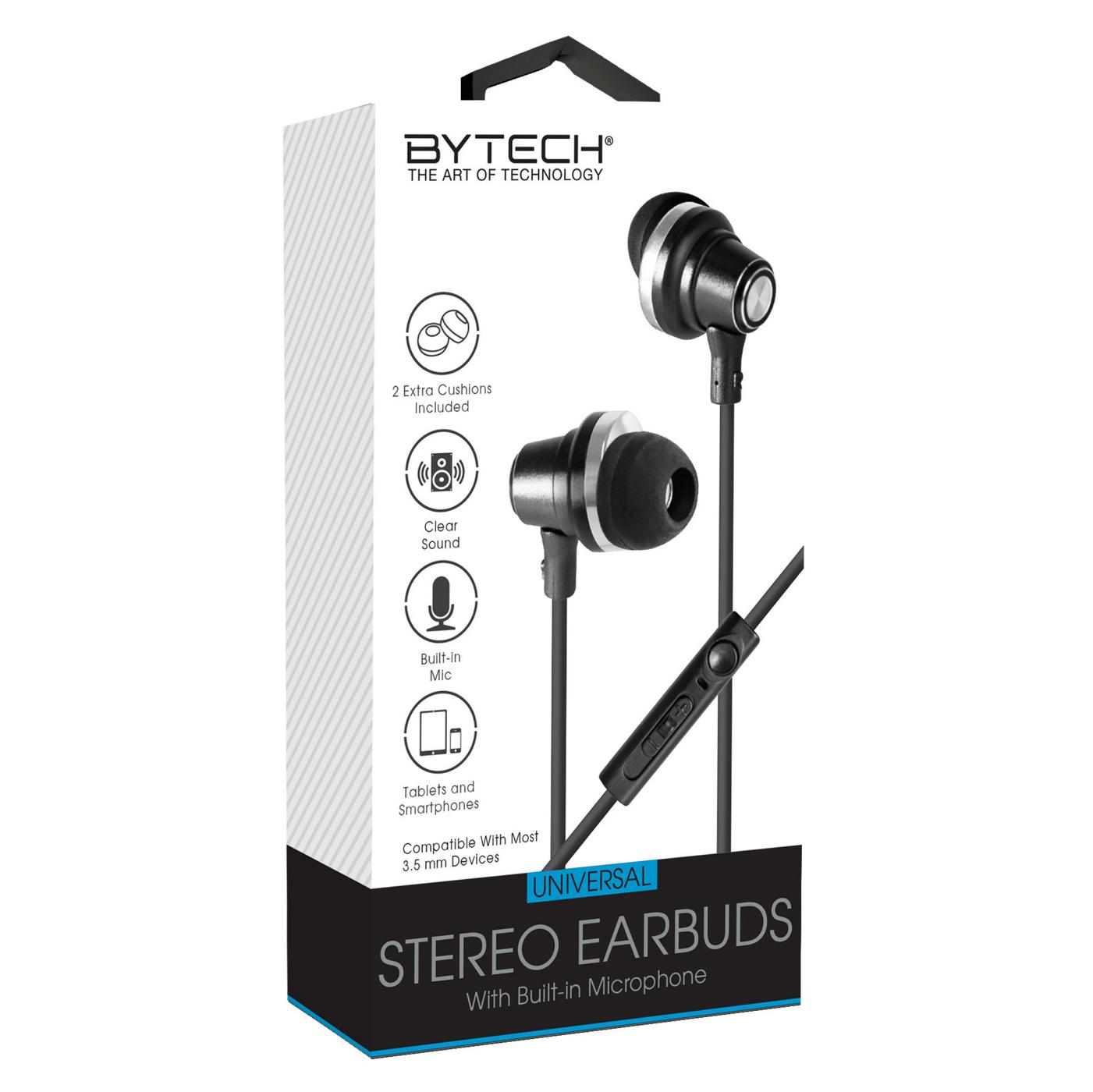 Bytech Stereo Earbuds Shop Headphones at HEB