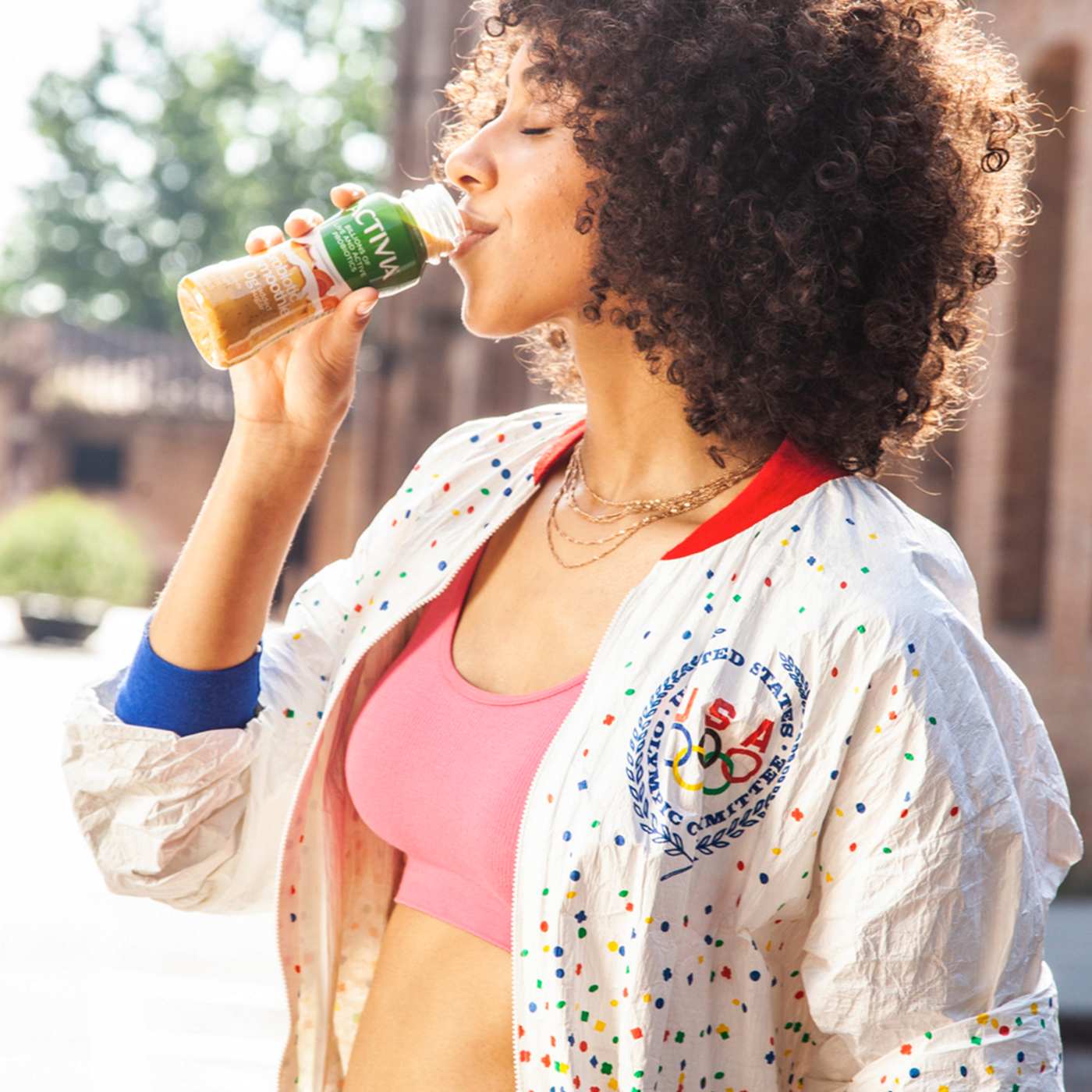 Activia Chia Flax Hemp Seeds Pineapple Kiwi Cucumber Ginger Smoothie