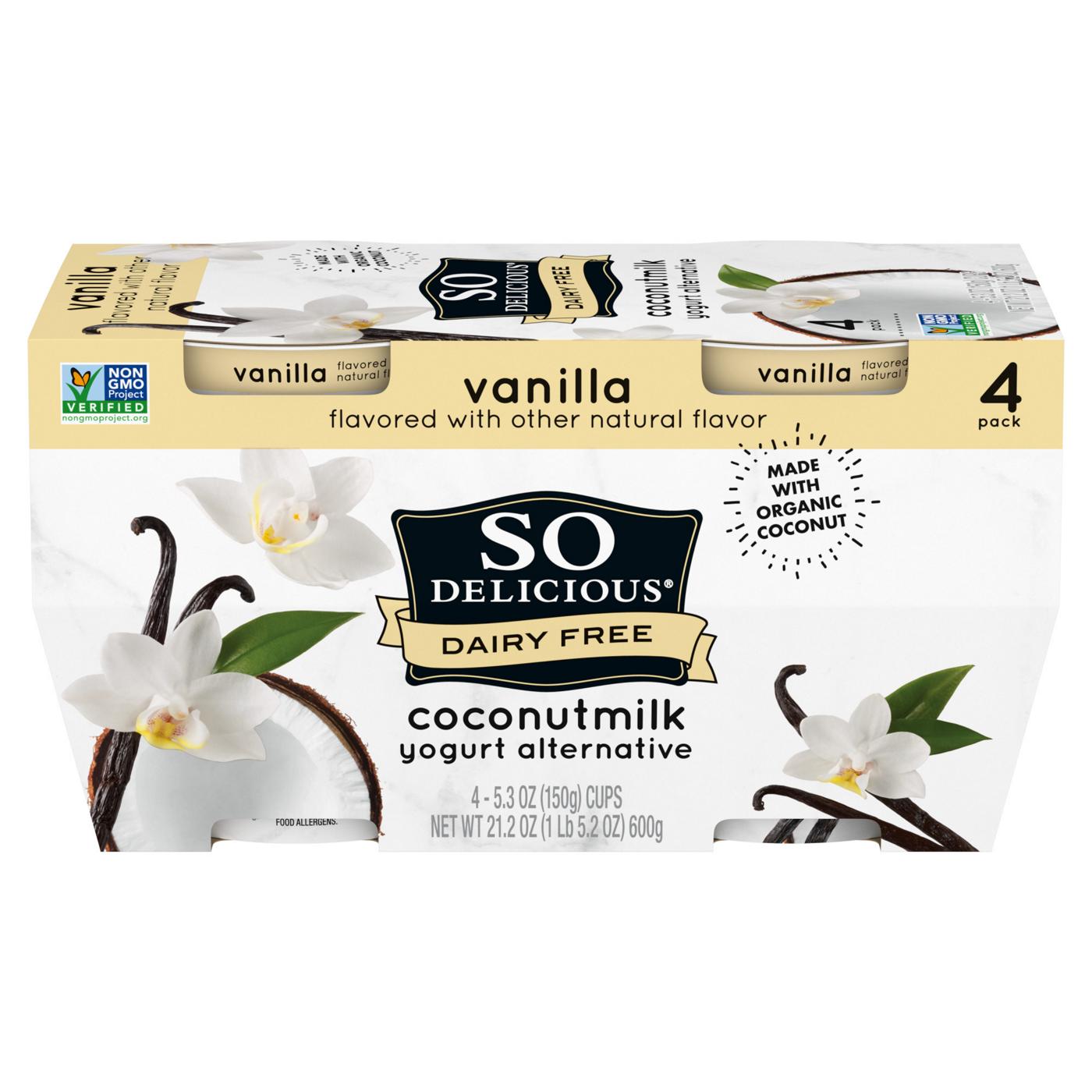 So Delicious Dairy Free Coconutmilk Yogurt Alternative - Vanilla; image 7 of 8