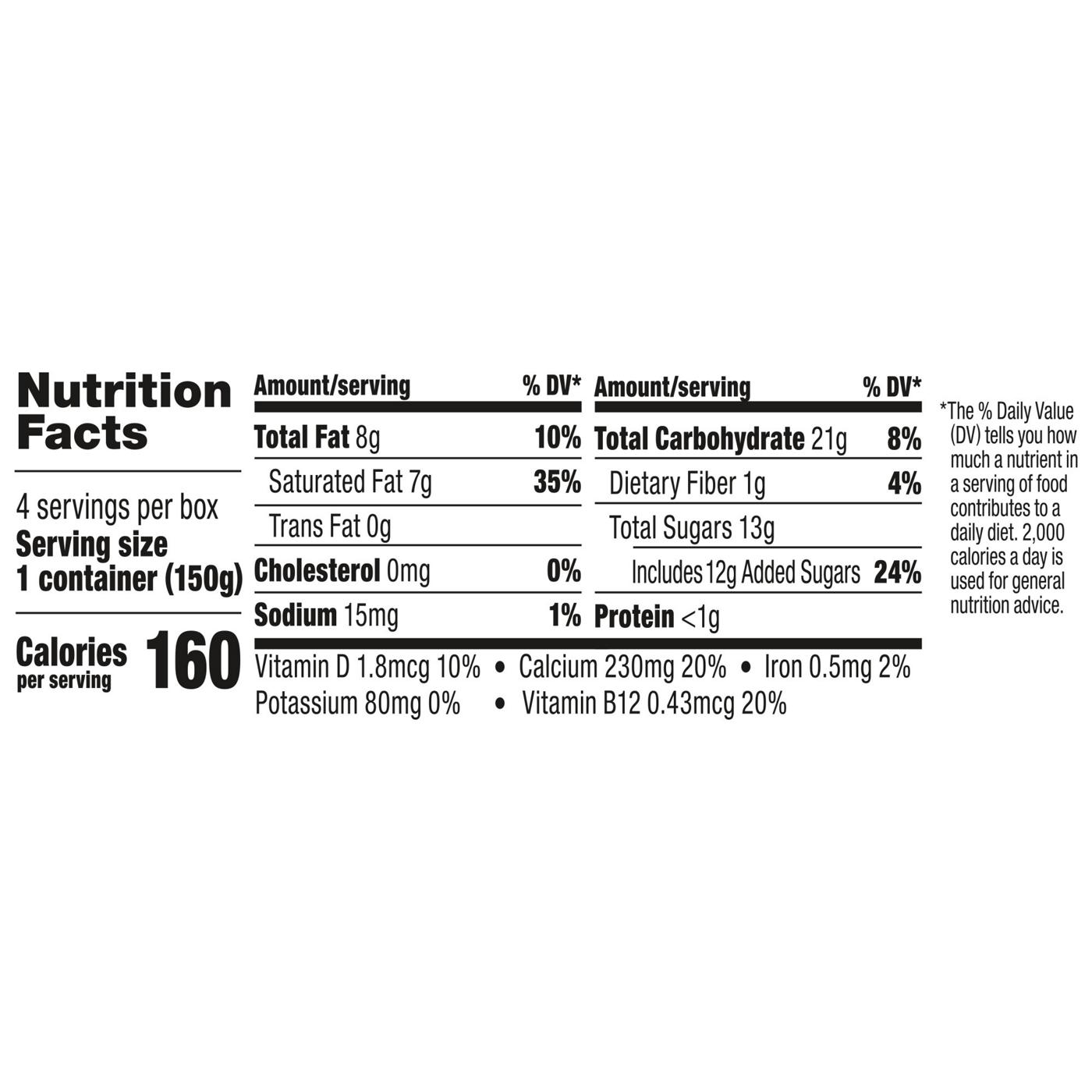 So Delicious Dairy Free Coconutmilk Yogurt Alternative - Vanilla; image 8 of 8