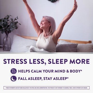 Vicks ZzzQuil PURE Zzzs De-Stress Melatonin Gummies, Sleep Aid with Ashwagandha, 42 ct