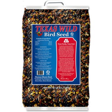 Thomas Moore Feed Texas Wild Bird Seed, 40 lb