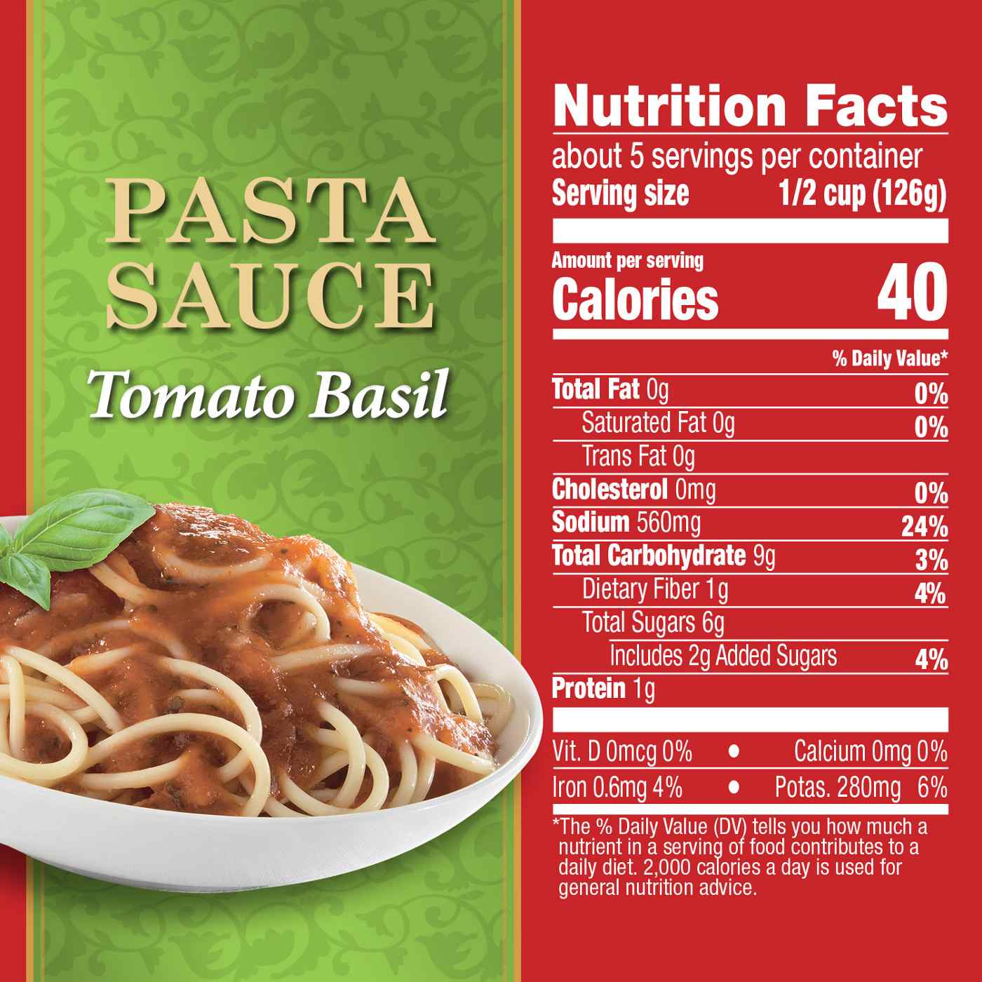 Hunt's Tomato Basil Pasta Sauce; image 7 of 7