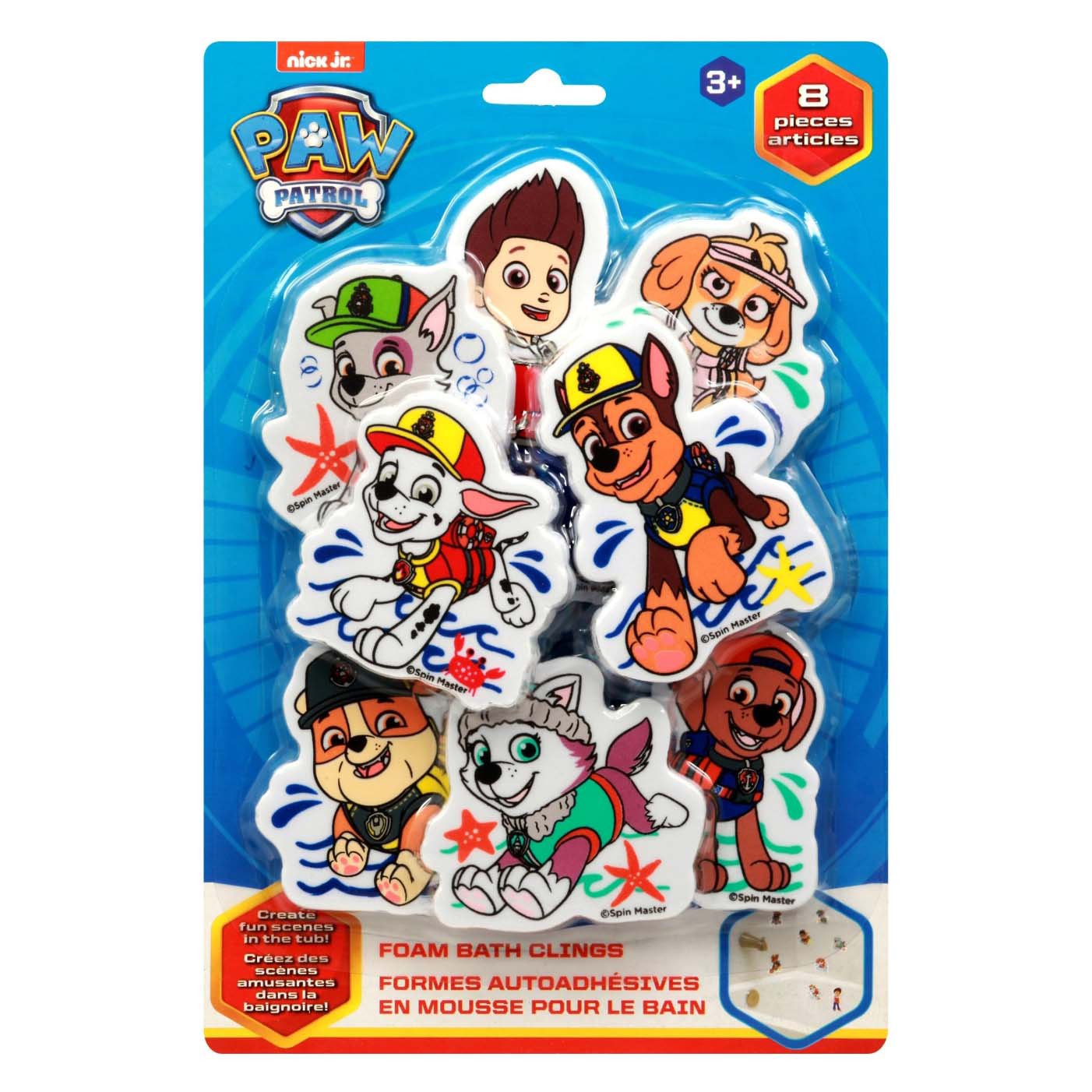 Nick Jr. Paw Patrol Foam Bath Clings