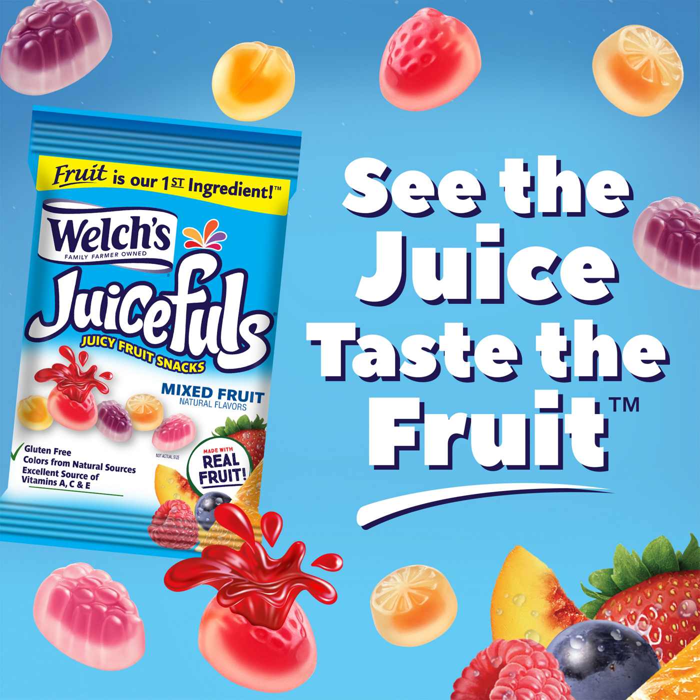 Welch's Juicefuls Mixed Fruit Snacks; image 2 of 4