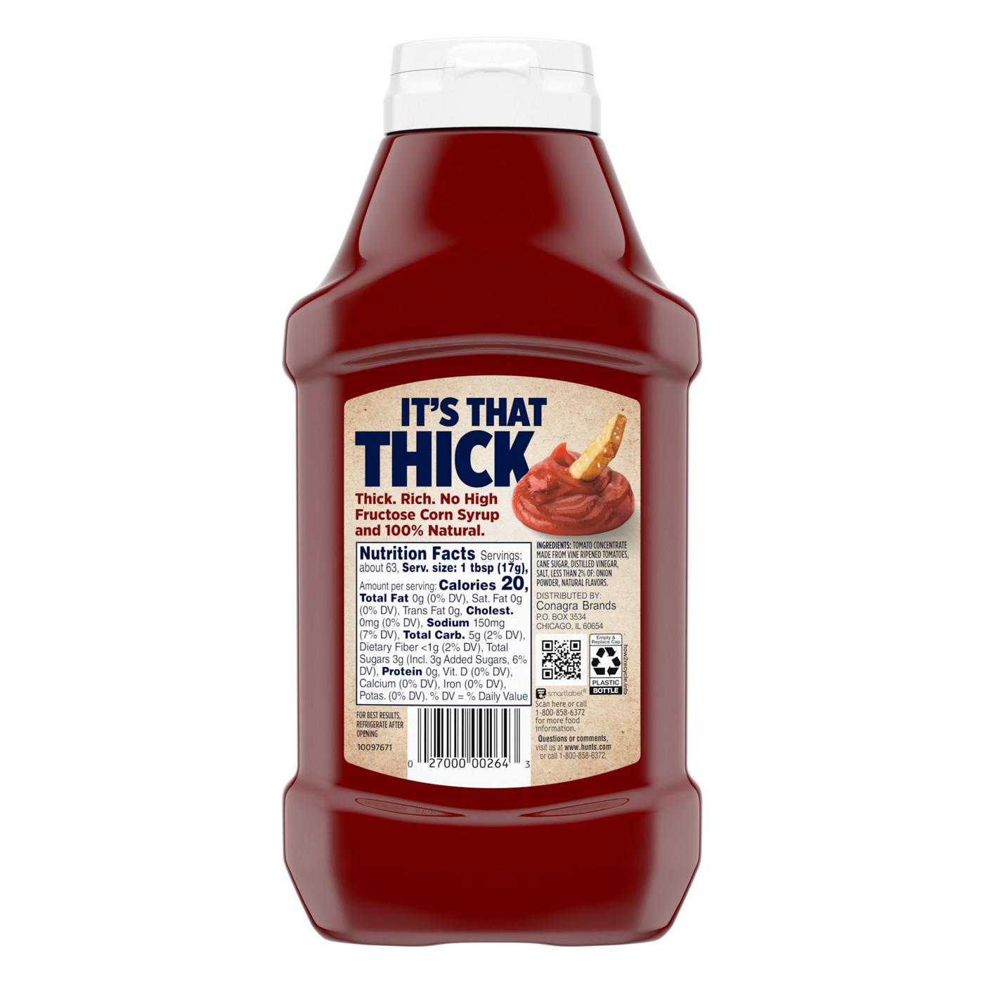 Hunt's Thicker & Richer Tomato Ketchup; image 7 of 7