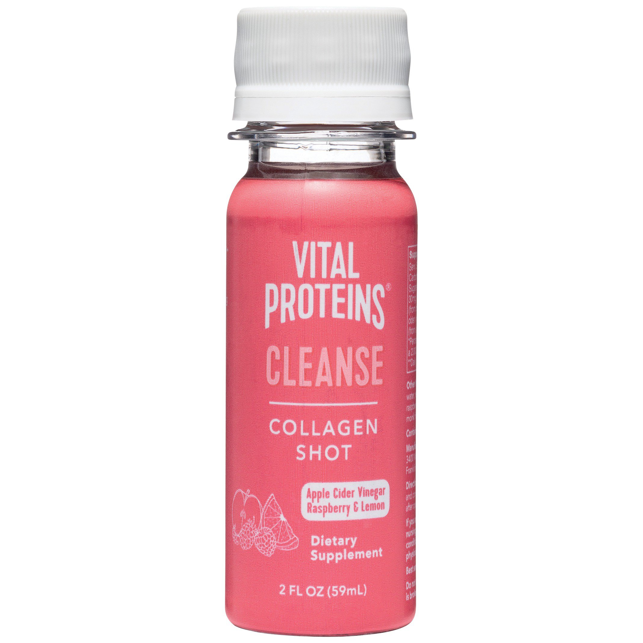 Vital Proteins Cleanse Apple Cider Vinegar Rasberry & Lemon Collagen