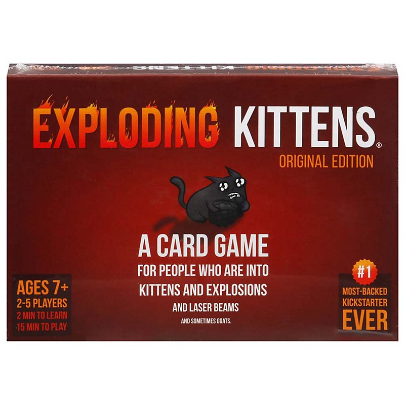 Exploding Kittens A Card Game about Kittens and Goats Explosions laser beams NEW 
