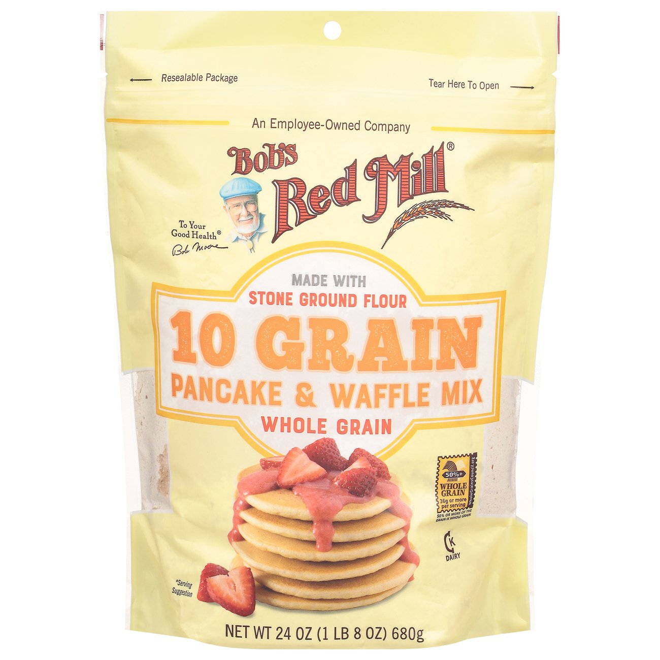 Bob's Red Mill 10 Grain Pancake & Waffle Mix - Shop Pancake Mixes at H-E-B