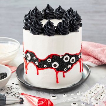 Wilton Edible Black and White Candy Eyeball Sprinkles