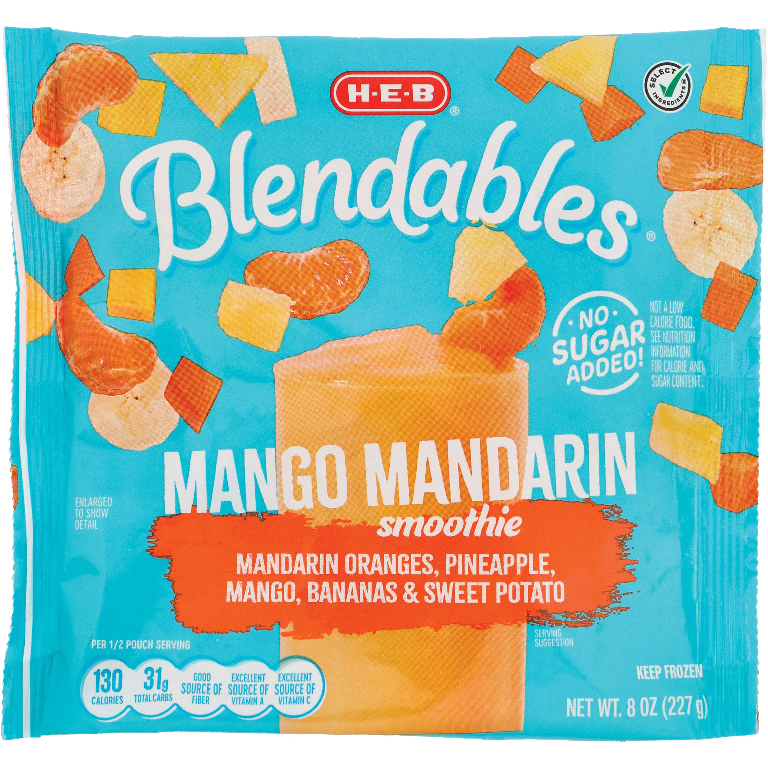 HEB Select Ingredients Blendables Mango Mandarin Smoothie Shop Fruit at HEB