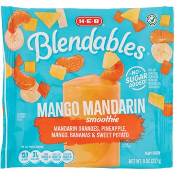 H-E-B Blendables Mango Mandarin Smoothie, 8 oz