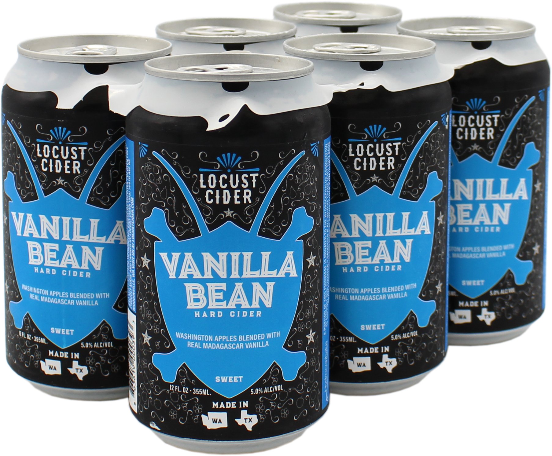Locust Cider Vanilla Bean Hard Cider 12 oz Cans Shop Hard cider at HEB