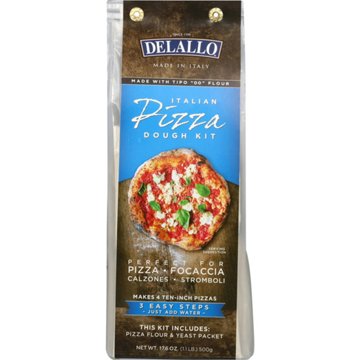 DeLallo Italian Pizza Dough Kit, 17.6 oz