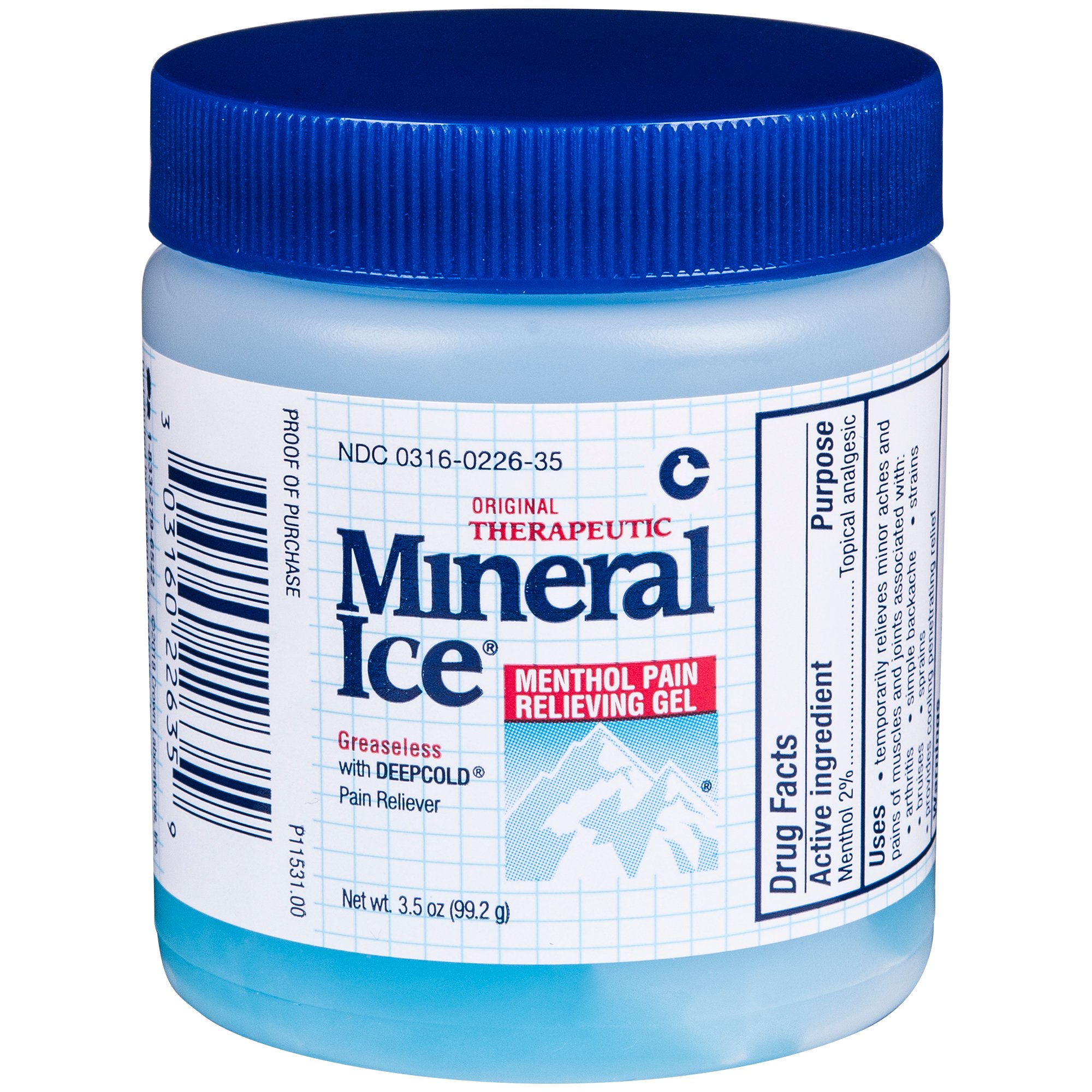 Mineral Ice Menthol Pain Relieving Gel Shop Muscle & Joint Pain at HEB