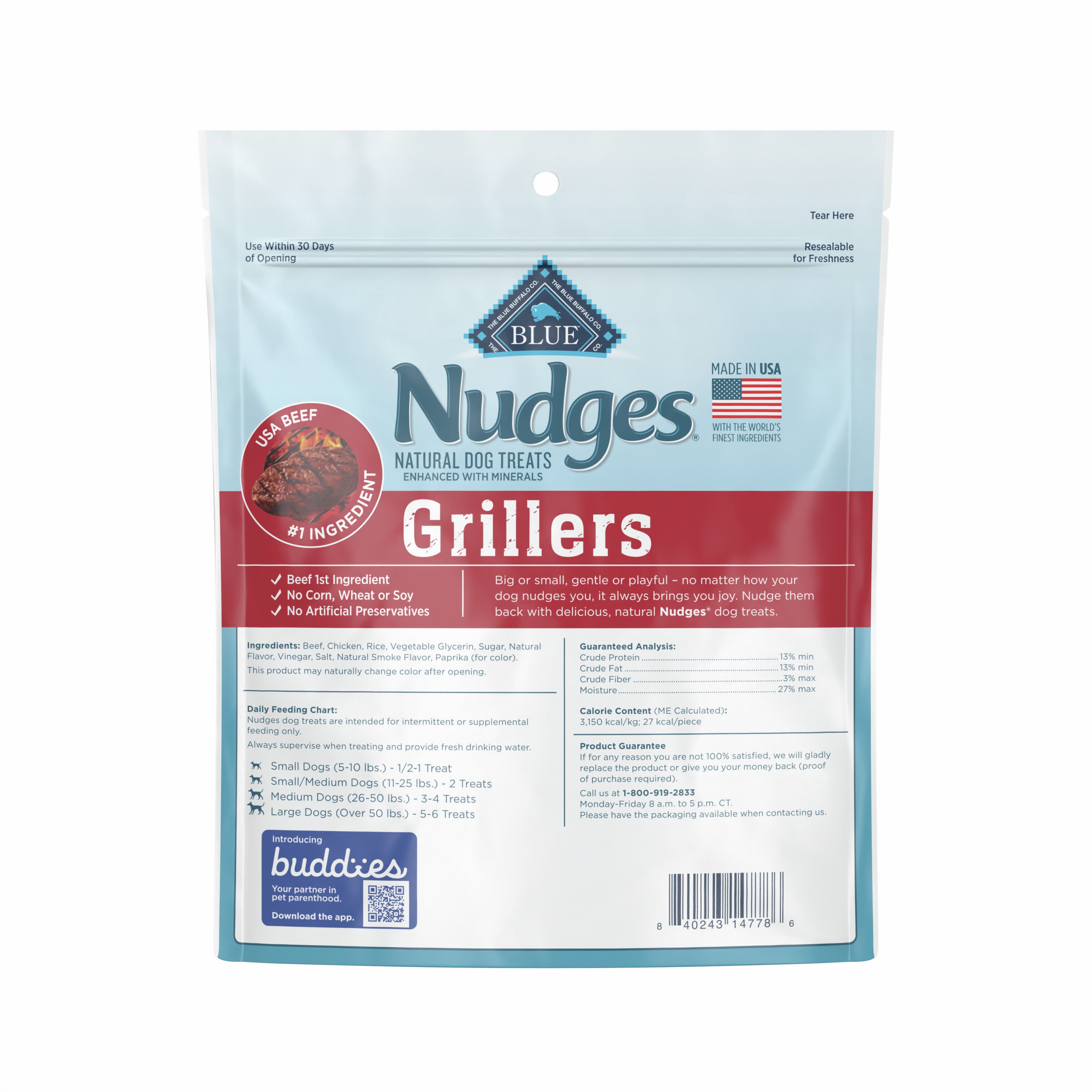 Nudges dog outlet treats