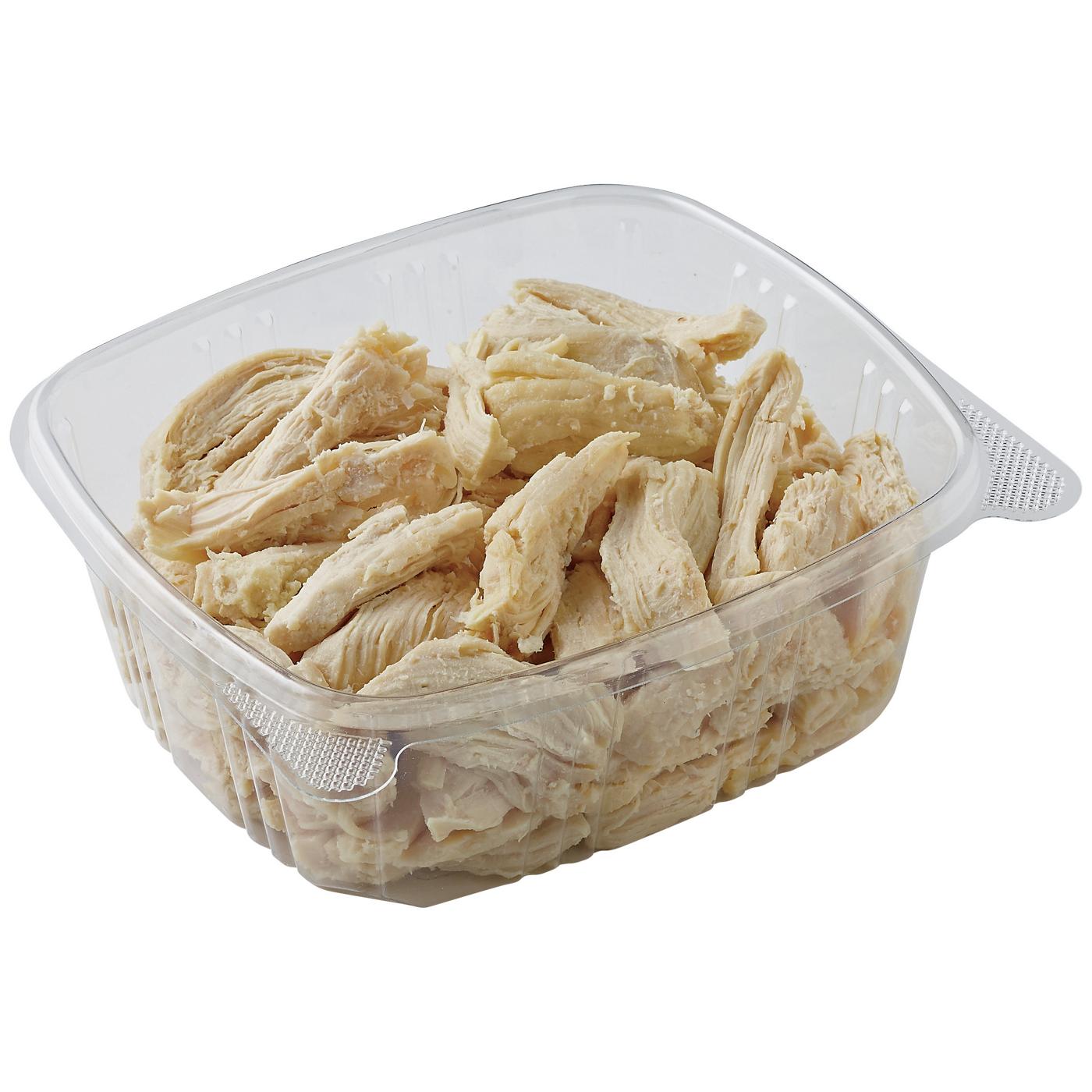 Meal Simple by H-E-B Shredded White Meat Chicken - Large (Sold Cold); image 1 of 2