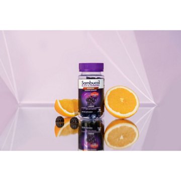 Sambucol Advanced Black Elderberry with Vitamin C & Zinc Immunity Gummies, 30 ct