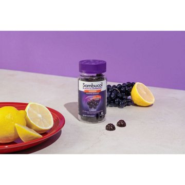 Sambucol Advanced Black Elderberry with Vitamin C & Zinc Immunity Gummies, 30 ct