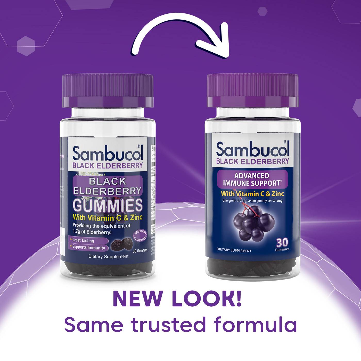 Sambucol Black Elderberry Gummies Shop Herbs & homeopathy at HEB