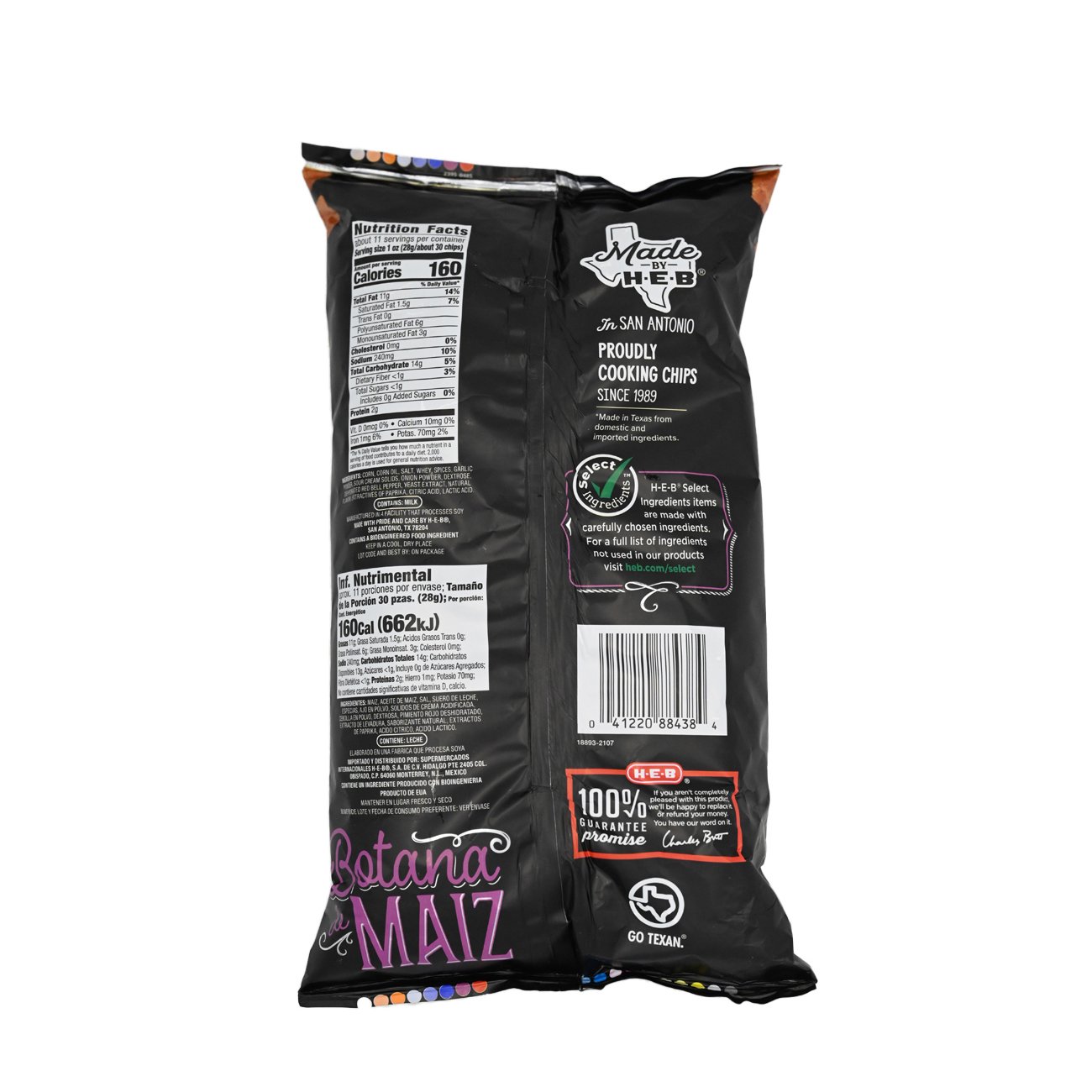 H-E-B Texas Corn Chips - Ghost Pepper Ranch - Shop Chips At H-E-B