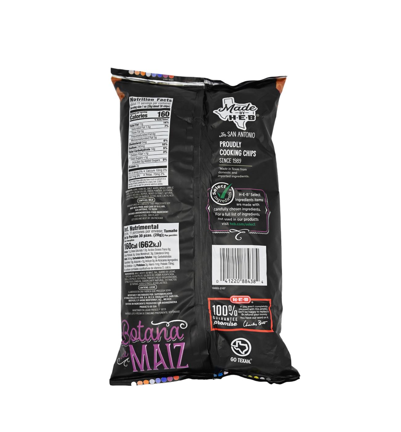 H-E-B Texas Corn Chips - Ghost Pepper Ranch; image 2 of 2