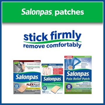 Salonpas Hot Capsicum Patch, 3 ct