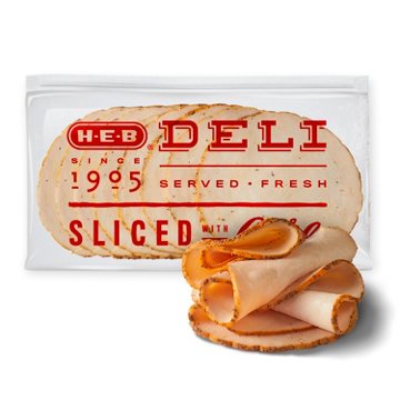 H-E-B Deli Rotisserie-Flavored Chicken Breast, Sandwich Sliced