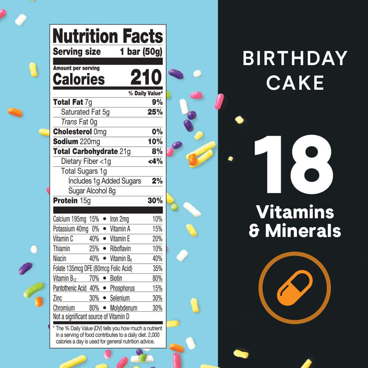 ZonePerfect Macros Birthday Cake Nutrition Bars; image 5 of 11