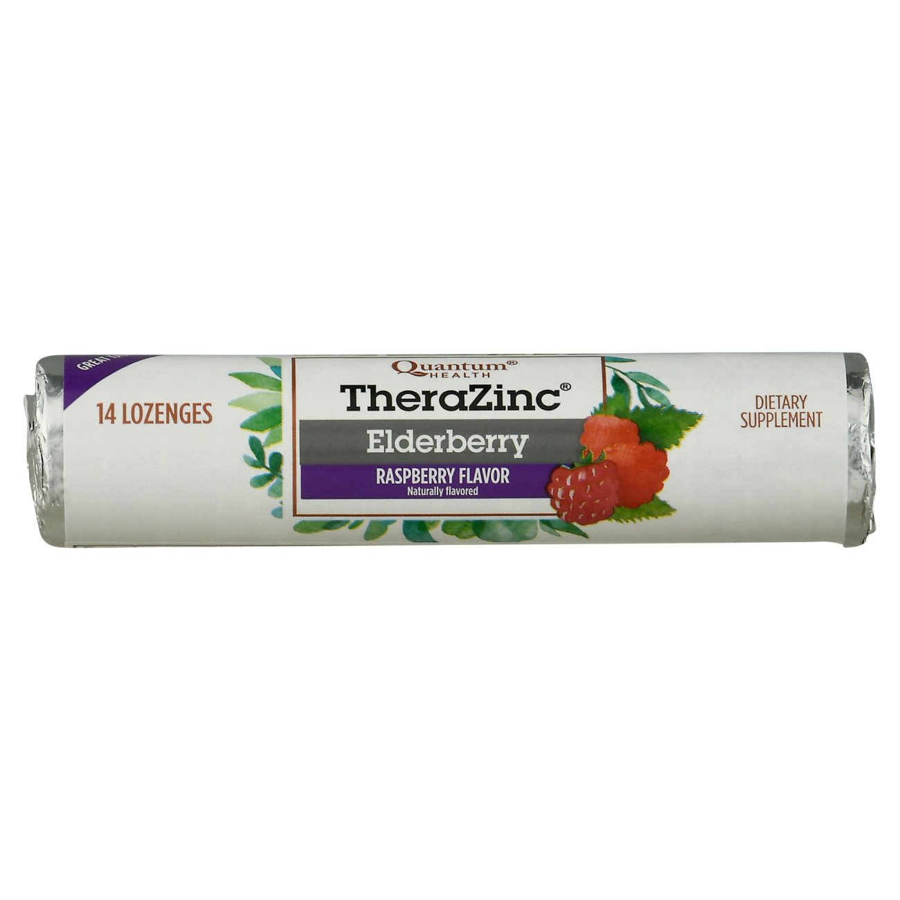 Quantum TheraZinc Elderberry Lozenges - Shop Herbs & homeopathy at