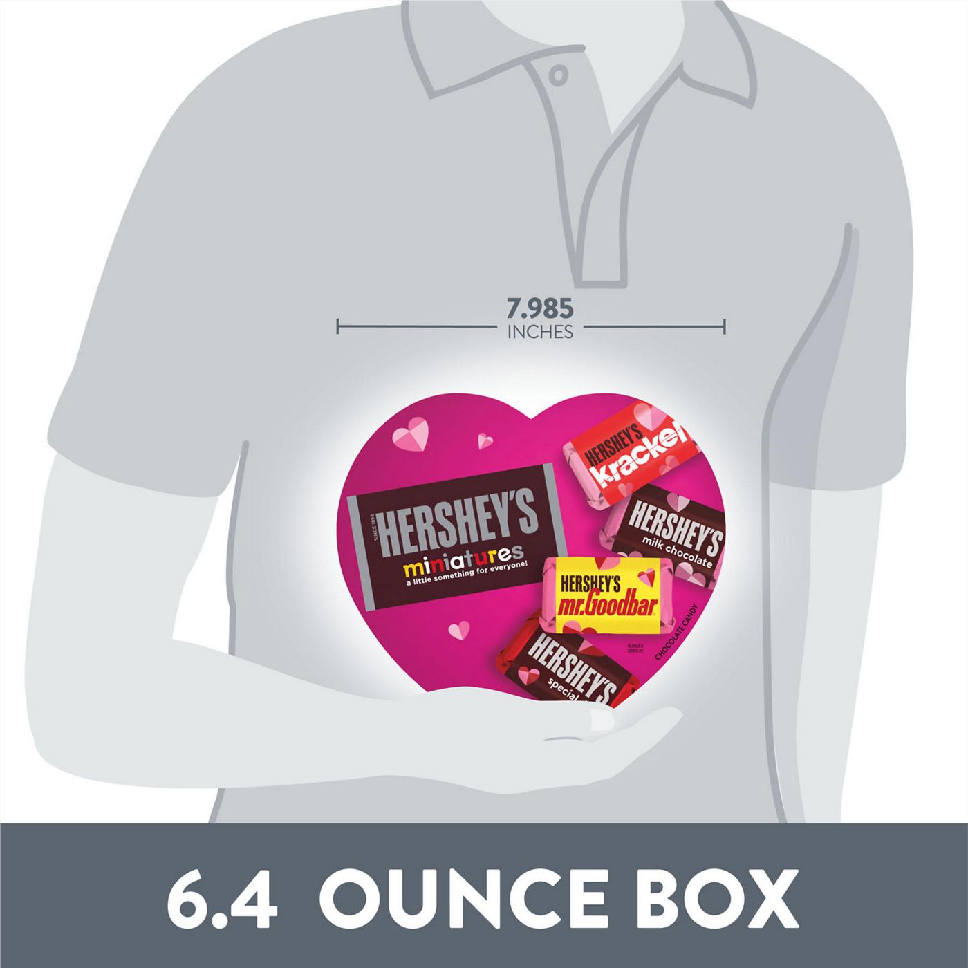 Hershey's Miniatures Assorted Chocolate Valentine's Candy Heart Gift Box; image 3 of 7