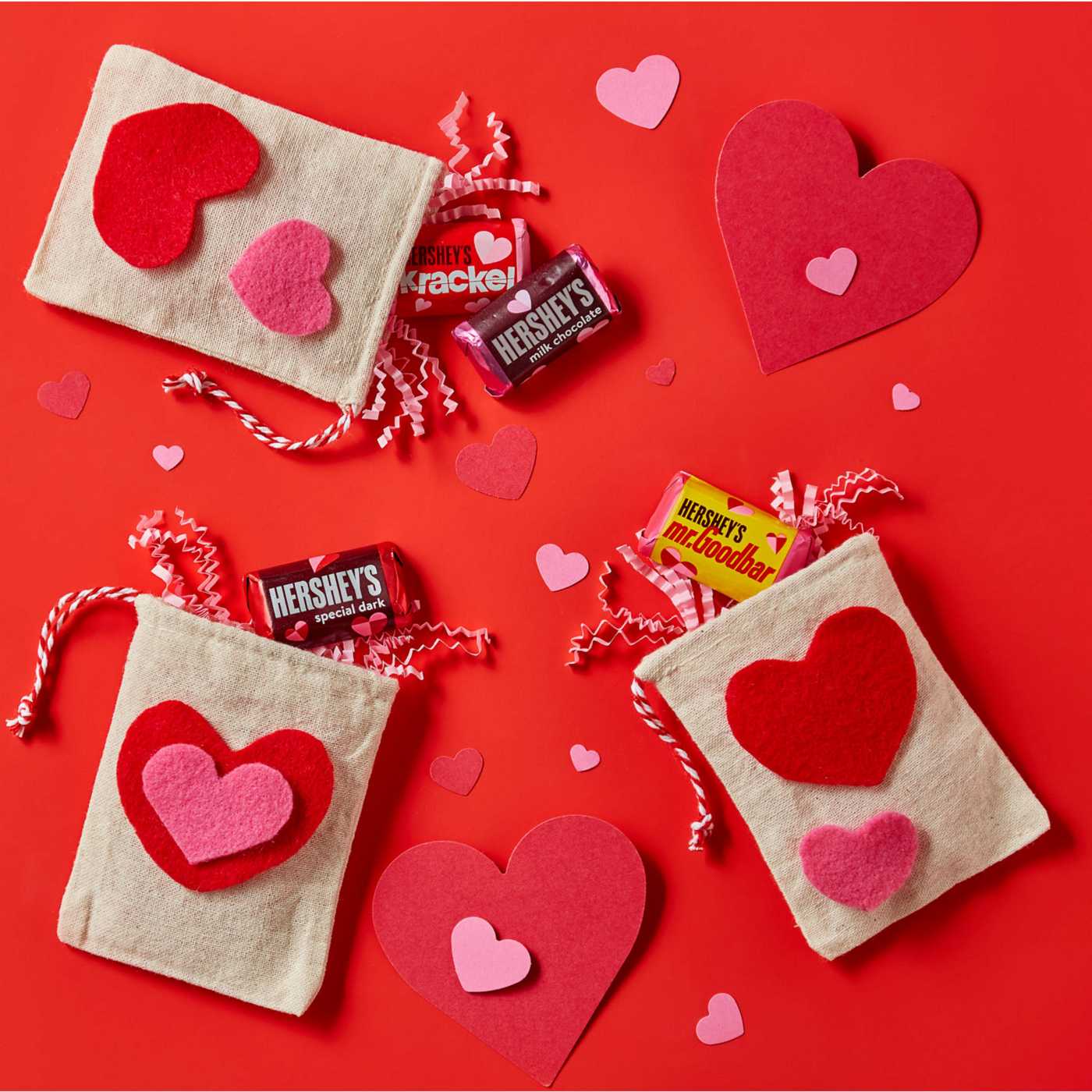 Hershey's Miniatures Assorted Chocolate Valentine's Candy Heart Gift Box; image 5 of 7