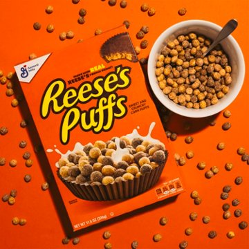 General Mills Reese's Puffs Cereal Bag, 35 oz