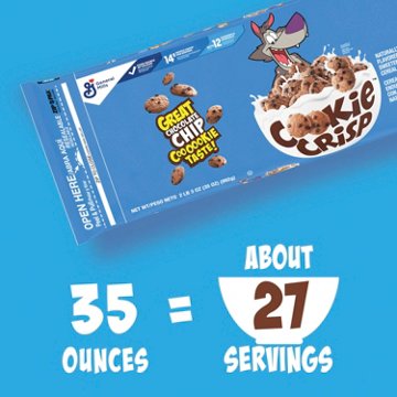 General Mills Cookie Crisp Cereal Bag