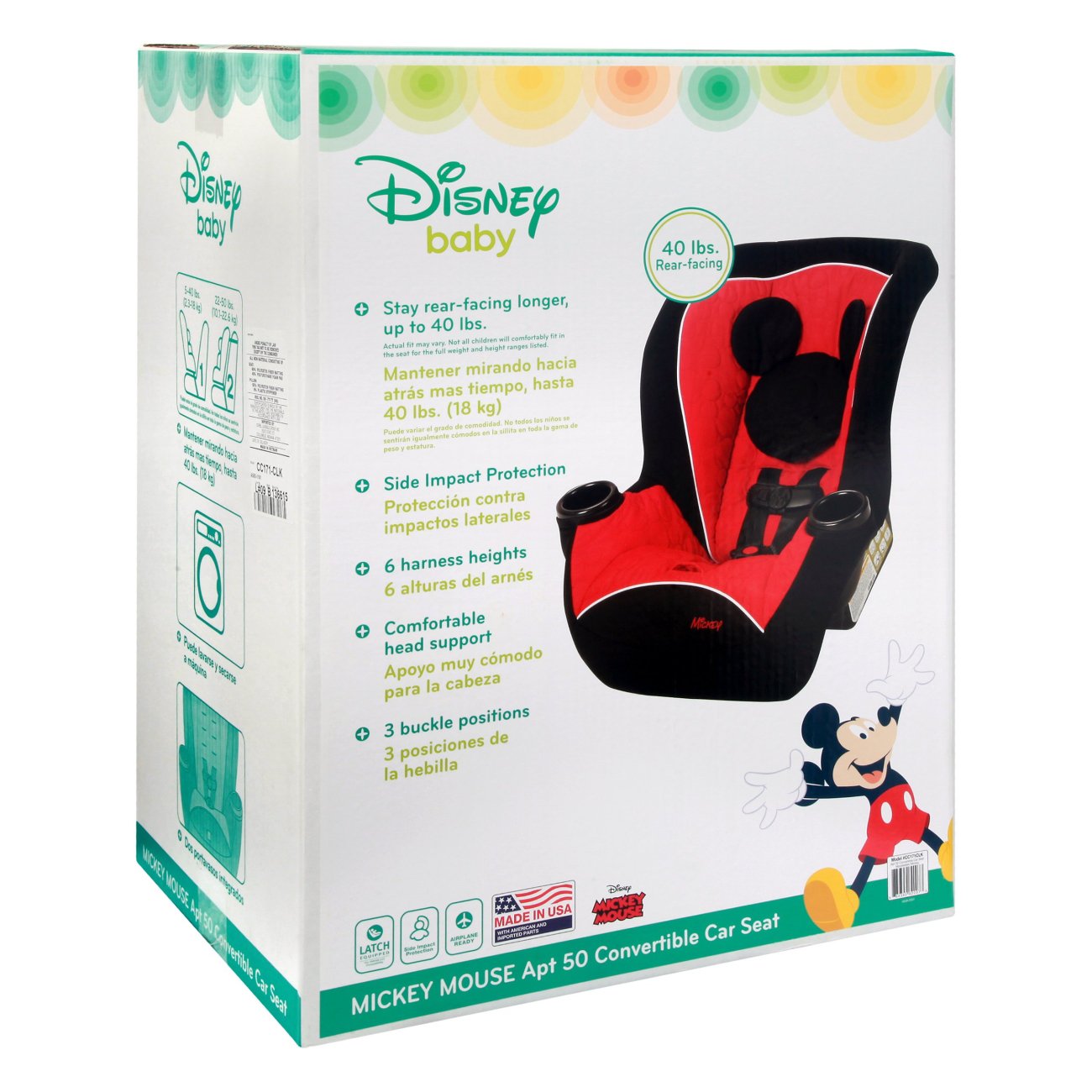 disney apt convertible car seat safety rating