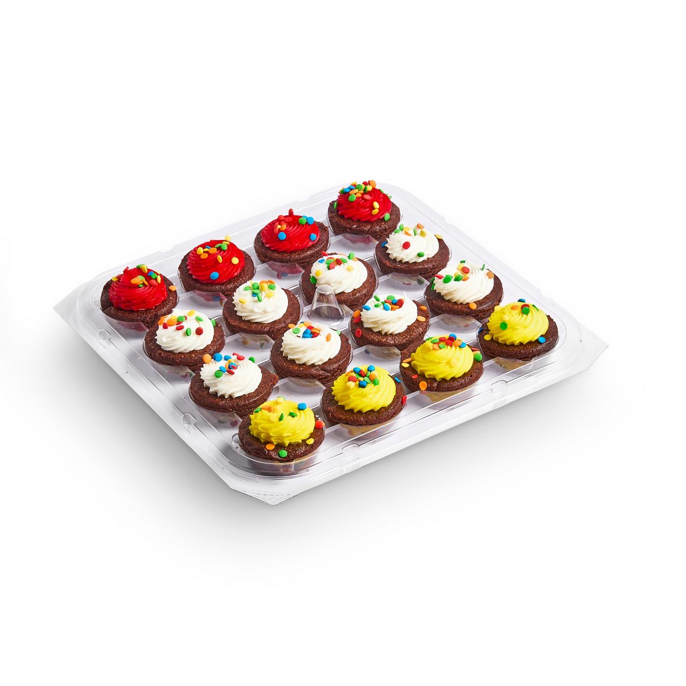 H-E-B Bakery Party Tray - Brownie Bites with Sprinkles; image 3 of 3