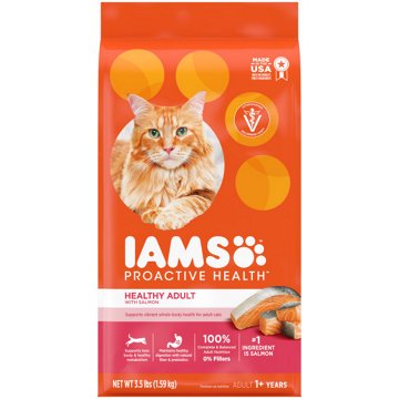 IAMS Proactive Health Adult Healthy Dry Cat Food - Salmon Cat Kibble