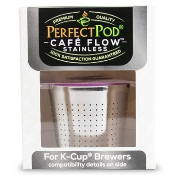 Perfect Pod Cafe Flow Stainless Steel Reusable K-Cup