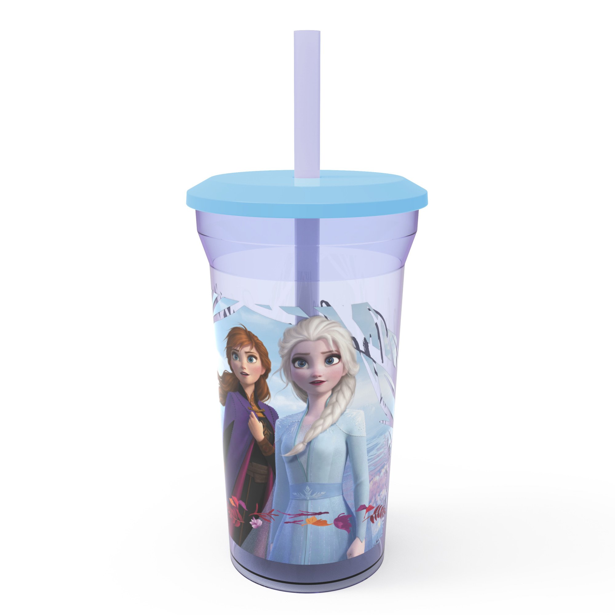 Zak Designs Disney Frozen II Movie Kelso Tumbler Set, Leak-Proof Screw-On  Lid with Straw, Made of Durable Plastic and Silicone, Perfect Bundle for  Kids (Frozen 2 Olaf, 15 oz, BPA-Free, 2pc Set) 