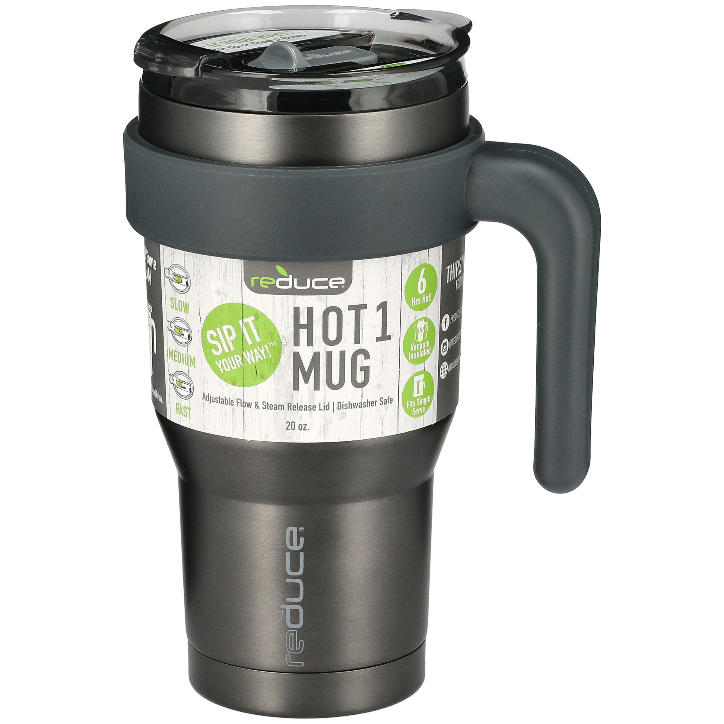 Reduce Charcoal Hot1 Mug Shop Cups & Tumblers at HEB